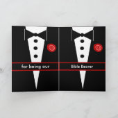 AANGEPASTE NAAM Videograaf Trouwen Dank u Bedankkaart (Binnen)