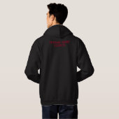 Aangepaste naam: Vierkant Legend Red Anvil Hoefijz Hoodie (Achterkant volledig)