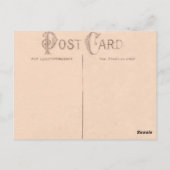Aangepaste naam Vintage Memorial Day Patriottische Briefkaart (Achterkant)