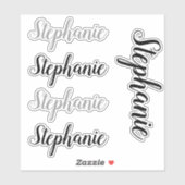 Aangepaste naam Vinyl Decals Gepersonaliseerde Vro Sticker (Vel)