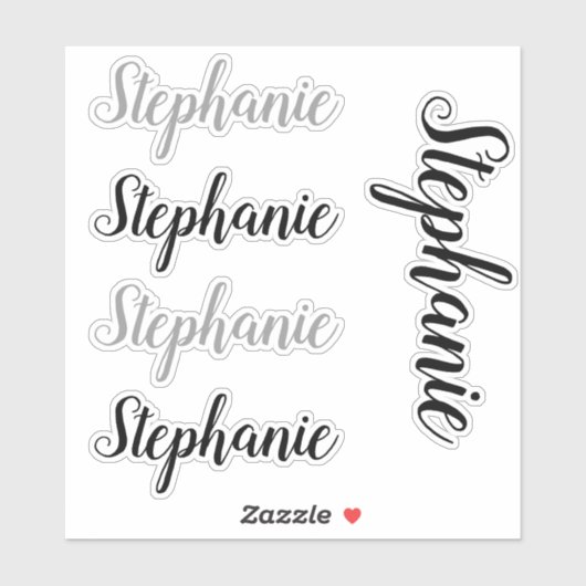 Aangepaste naam Vinyl Decals Gepersonaliseerde Vro Sticker (Vel)