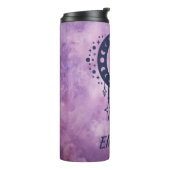 Aangepaste naam Virgo Zodiac teken Thermosbeker (Gedraaid links)