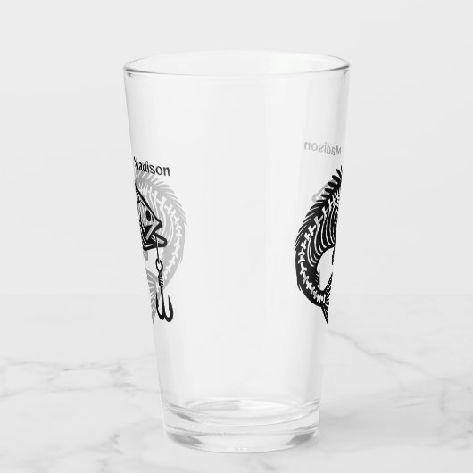 Aangepaste naam Vis Glas (Rechts)