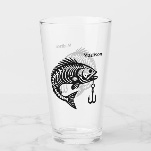 Aangepaste naam Vis Glas (Voorkant)