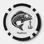 Aangepaste naam Vis Poker Chips (Achterkant)