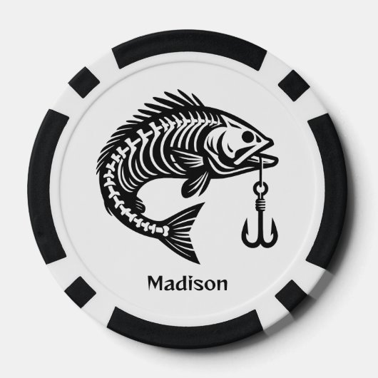 Aangepaste naam Vis Poker Chips (Achterkant)