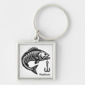 Aangepaste naam Vis Sleutelhanger (Voorkant)