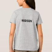 Aangepaste naam Vis Tri-Blend Shirt (Achterkant)