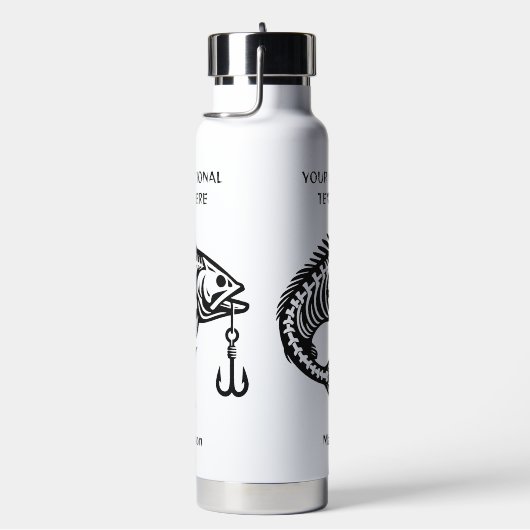 Aangepaste naam Vis Waterfles (Rechts)