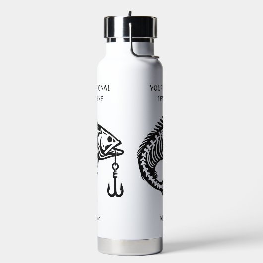 Aangepaste naam Vis Waterfles (Links)