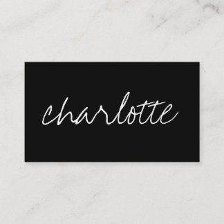Aangepaste naam visitekaartje