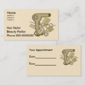 Aangepaste naam visitekaartjes schoonheidsspeciali afsprakenkaartje (Voorkant / Achterkant)