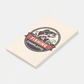 Aangepaste Naam Vissen Post-it® Notes (Schuin)