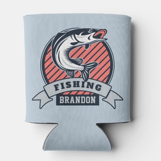 Aangepaste naam Vist Logo koelbox Blikjeskoeler (Achterkant)