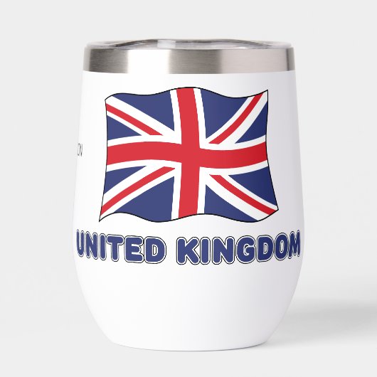 Aangepaste naam Vlag van het Verenigd Koninkrijk (Achterkant)