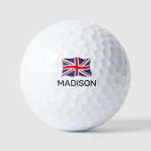 Aangepaste naam Vlag van het Verenigd Koninkrijk Golfballen (Voorkant)