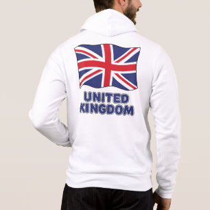 Aangepaste naam Vlag van het Verenigd Koninkrijk Hoodie