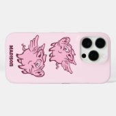 Aangepaste naam Vliegende varkens Case-Mate iPhone Case (Achterkant (horizontaal))