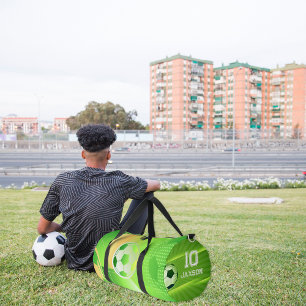 Aangepaste naam Voetbal Bag   Gepersonaliseerd num Plunjezak