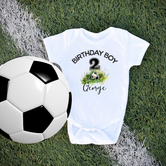Aangepaste naam Voetbal Boys Cute Romper