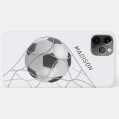 Aangepaste naam Voetbal Gele telefoongevallen Case-Mate iPhone Case (Achterkant (horizontaal))