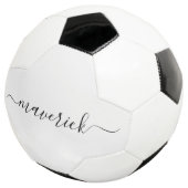 Aangepaste naam voetbal gepersonaliseerd voor alle (Drie kwart)