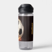 Aangepaste naam Voetbal Goal Waterfles (Achterkant)