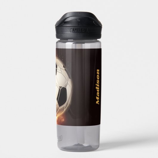 Aangepaste naam Voetbal Goal Waterfles (Achterkant)