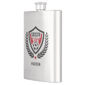Aangepaste naam Voetbal Logo kolf Flacon (Links)