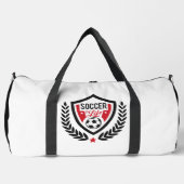 Aangepaste naam Voetbal Logo Plunjezak (Voorkant)