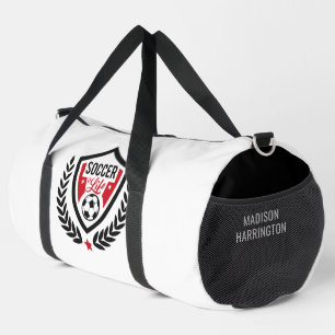 Aangepaste naam Voetbal Logo Plunjezak