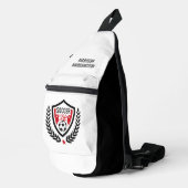 Aangepaste naam Voetbal Logo Sling Bag (Rechterhoek)