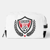 Aangepaste naam Voetbal Logo Toilettasje (Achterkant)