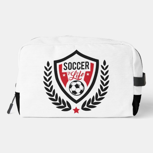 Aangepaste naam Voetbal Logo Toilettasje (Achterkant)