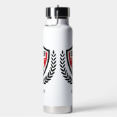 Aangepaste naam Voetbal Logo Waterfles (Rechts)