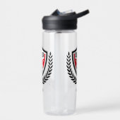 Aangepaste naam Voetbal Logo Waterfles (Links)