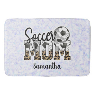 Aangepaste naam Voetbal Mam   MOEDERDAG Badmat