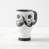 Aangepaste naam Voetbal mokken (Voorkant rechts)