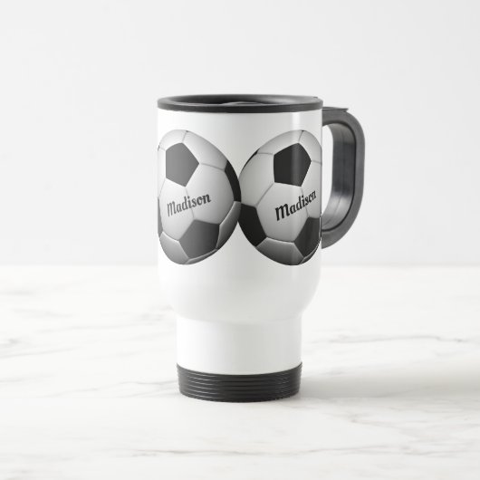 Aangepaste naam Voetbal mokken (Voorkant rechts)