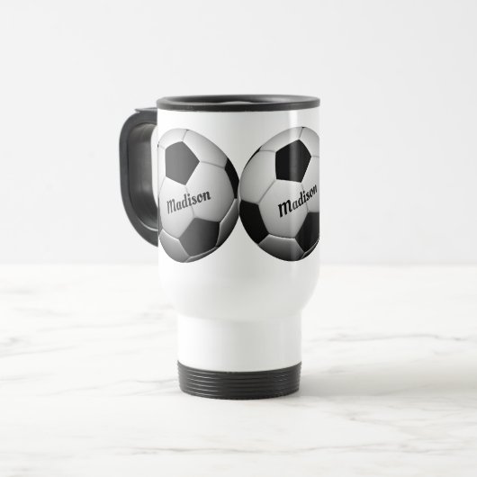 Aangepaste naam Voetbal mokken (Voorkant links)