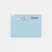 Aangepaste naam Voetbal Post-it-Notes Post-it® Notes (Voorkant)