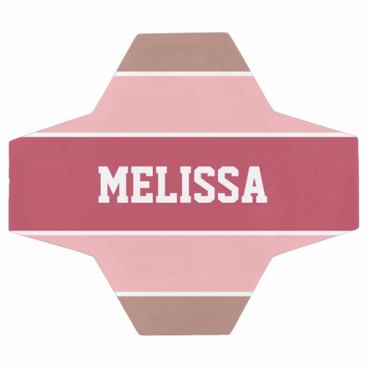 Aangepaste naam voetbal stripes Pattern (Enkel)