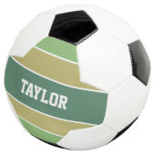 Aangepaste naam voetbal stripes Pattern (Drie kwart)