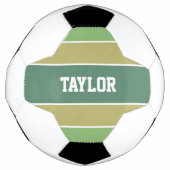 Aangepaste naam voetbal stripes Pattern (Voorkant)
