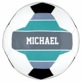 Aangepaste naam voetbal stripes Pattern (Voorkant)