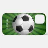 Aangepaste naam Voetbal telefoongesprekken Case-Mate iPhone Case (Achterkant (horizontaal))