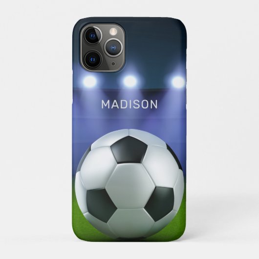 Aangepaste naam Voetbalkgevallen Case-Mate iPhone Case (Achterkant)