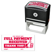 Aangepaste naam Volledige betaling THUMBS-UP Zelfinktende Stempel (In situ)