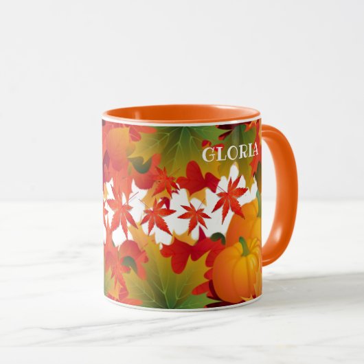 Aangepaste naam Volledige bladeren en pompoenen Mo Mok (Voorkant rechts)