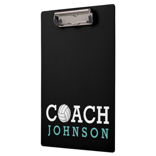 Aangepaste naam Volleyball Coach Klembord (Links)